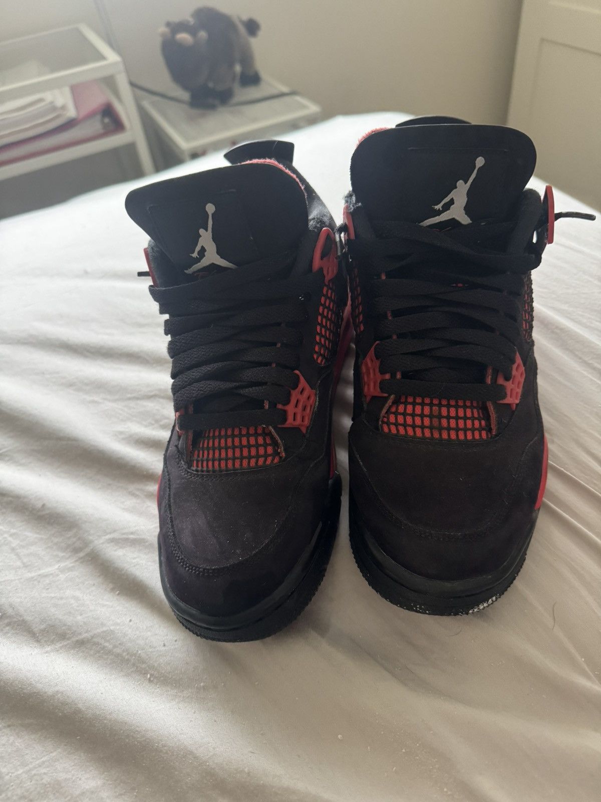 Nike Air jordan 4 thunder red (with box) Size US 8 / EU 41 - 3 Thumbnail