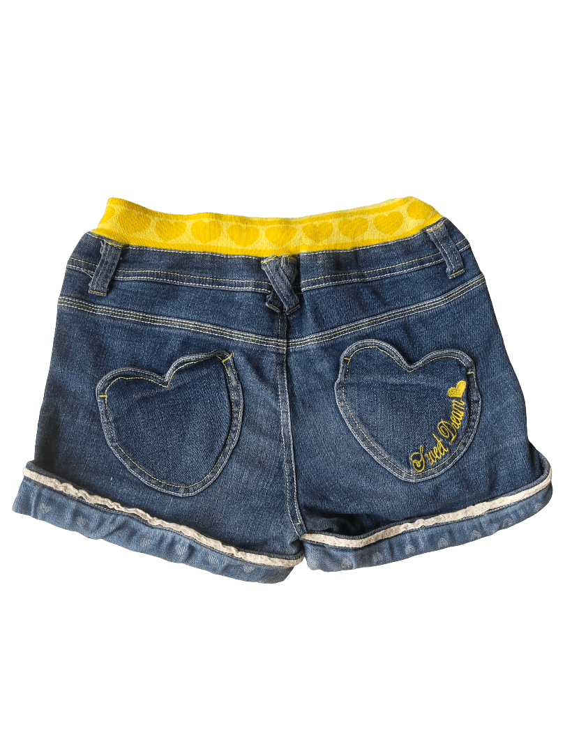 Angel Blue Sweet Dream Denim Shorts – Japan Label – Kawaii Y2K Style Size 26" / US 2 / IT 38 - 1 Thumbnail