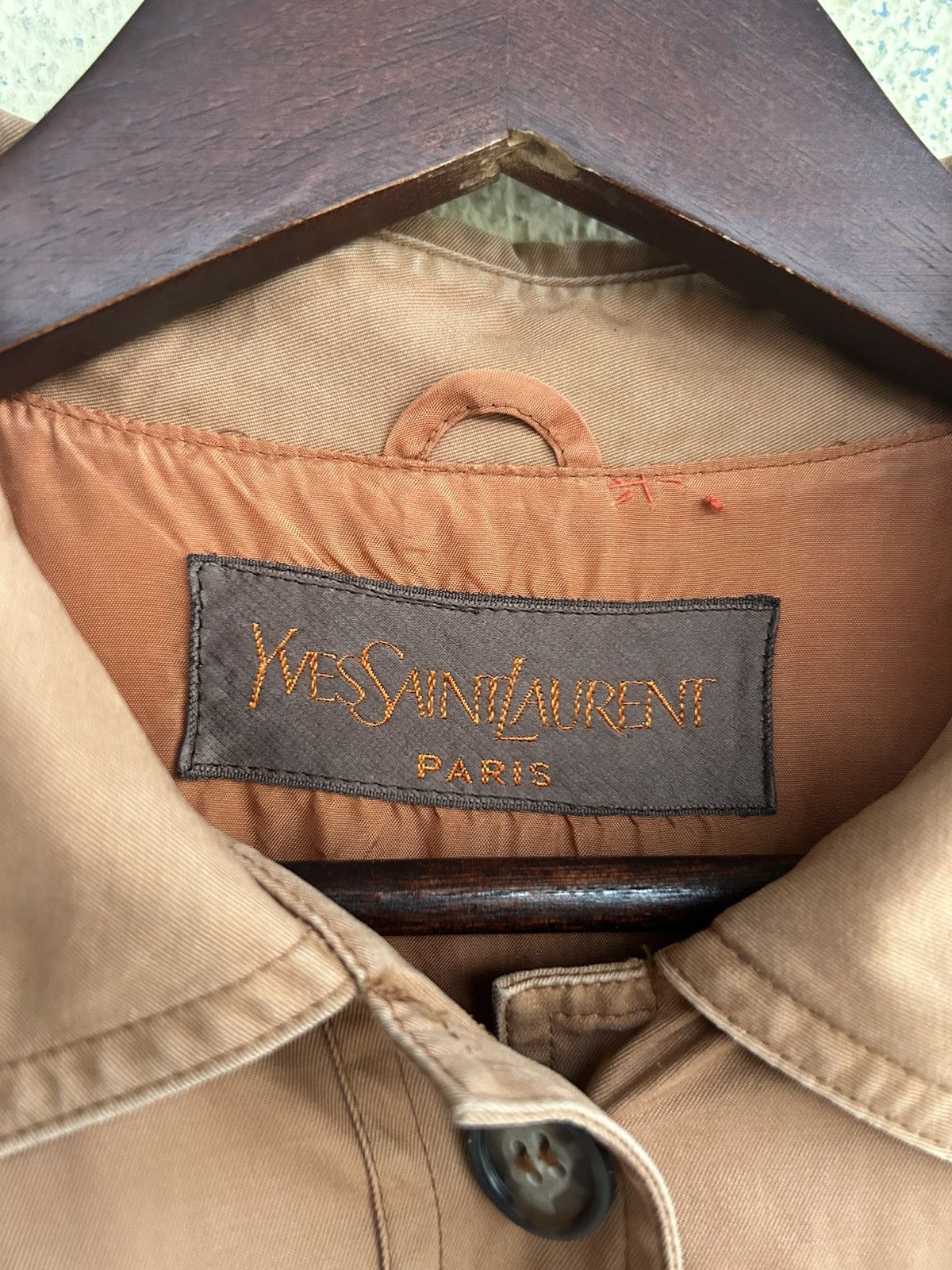 Yves Saint Laurent YSL Sunfaded Long Coat Size L / US 10 / IT 46 - 9 Thumbnail