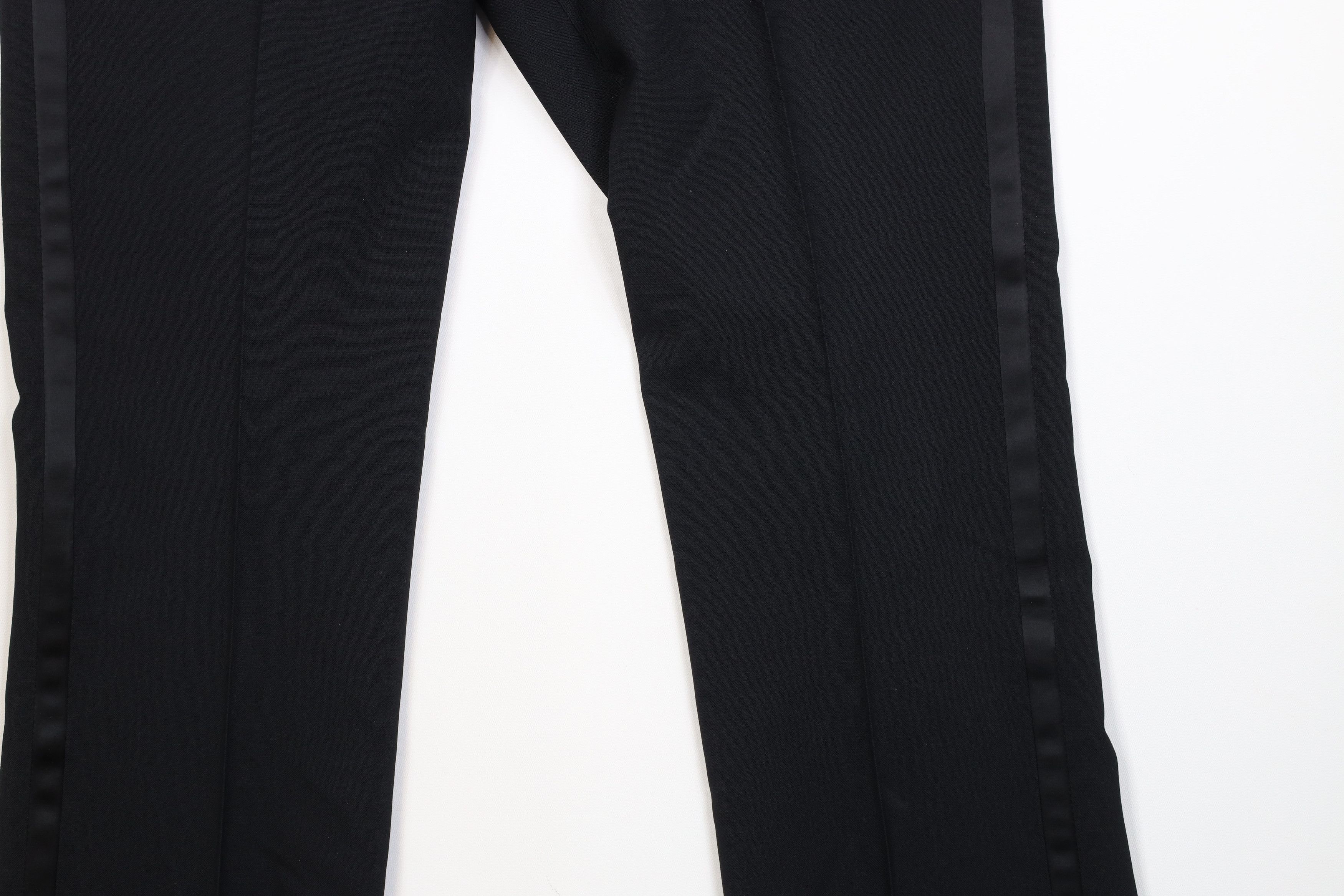 Vintage Vintage 60s 70s Streetwear Wool Flared Tuxedo Pants USA Size US 34 / EU 50 - 4 Thumbnail