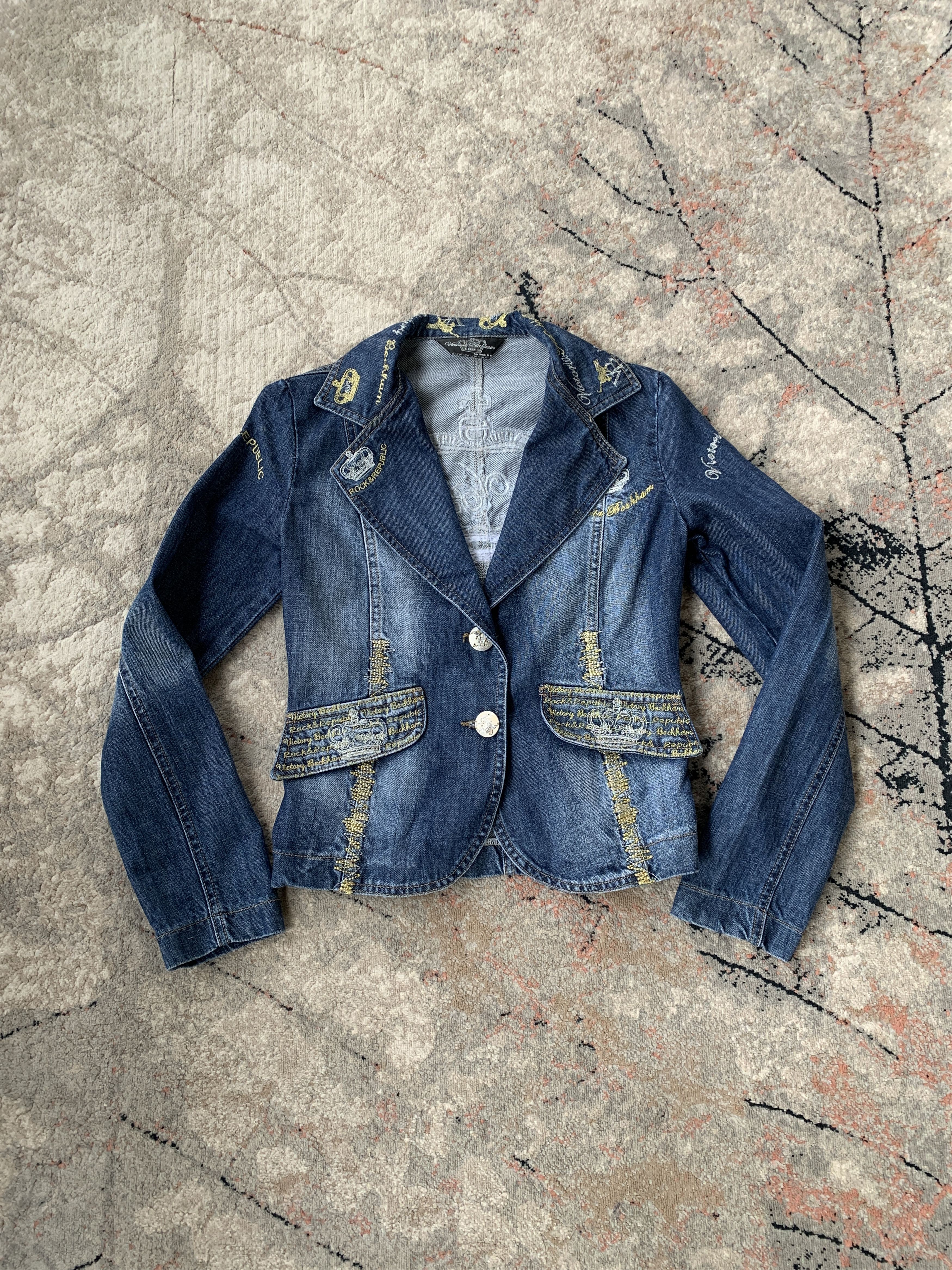 Victoria Beckham Victoria Backham Denim Jacket Size M / US 6-8 / IT 42-44 - 1 Thumbnail