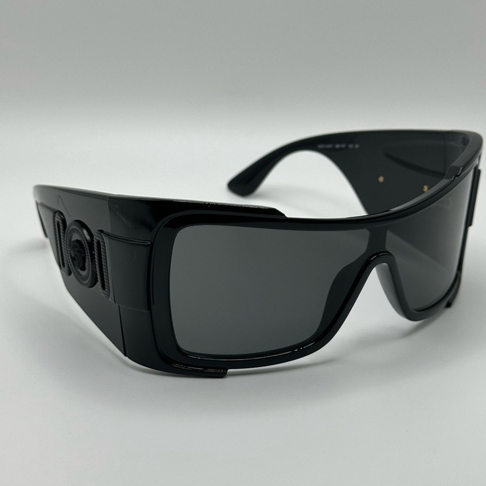Versace NEW VERSACE VE4451 GB1/87 Black Dark Grey Unisex Sunglasses Size ONE SIZE - 5 Thumbnail