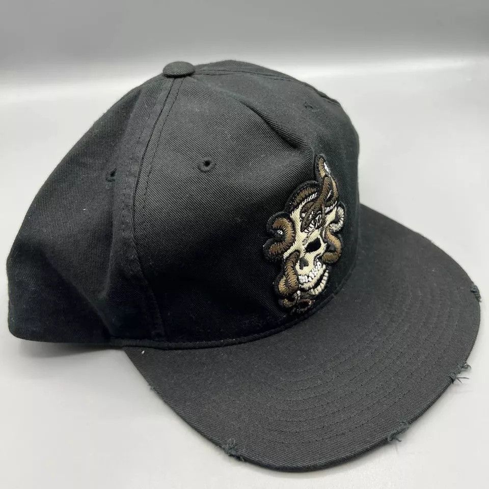Harley Davidson Harley-Davidson Hat Men Black Motorcycle Snap Back Cap Size ONE SIZE - 3 Thumbnail