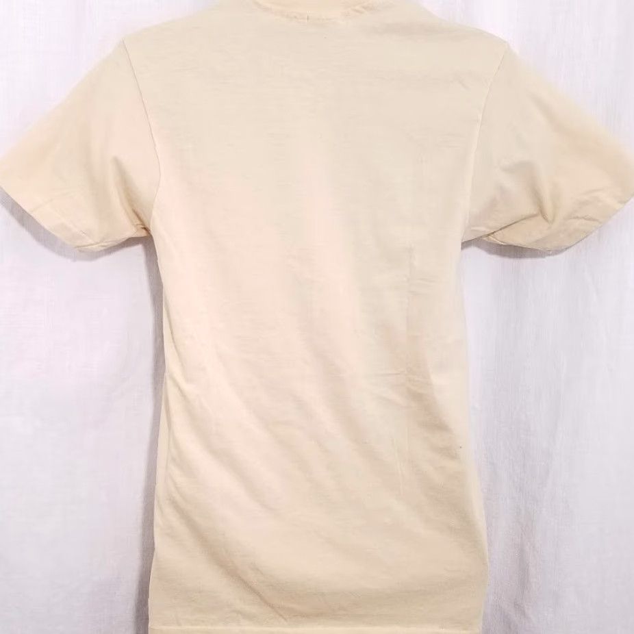 Hanes VINTAGE Hanes Christmas T Shirt Mens Small Beige 80s Made In USA Crew Neck Short Sleeve Graphic Tee Christmas Mens Beiges 50/50 Fleece? Size US S / EU 44-46 / 1 - 4 Thumbnail