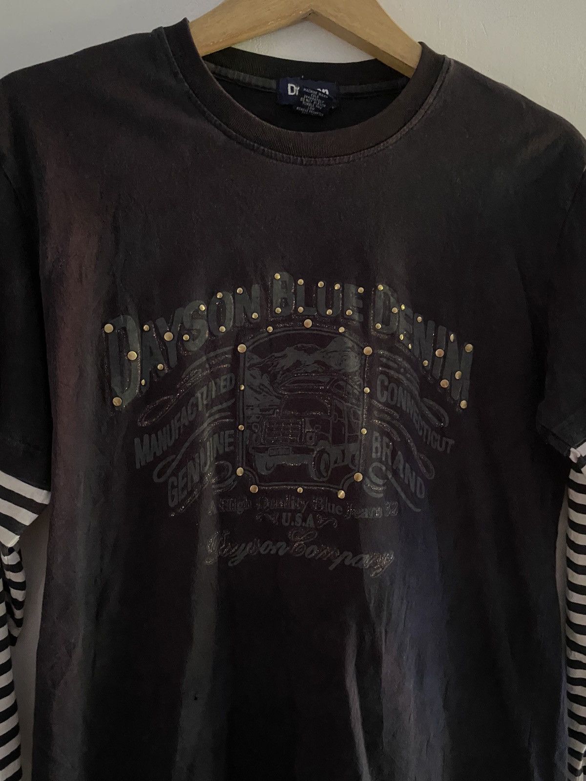 Hysteric Glamour Japanese dayson double layers hybrid longsleeve tshirts Size US M / EU 48-50 / 2 - 4 Thumbnail