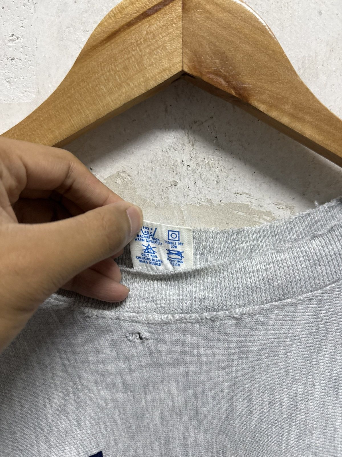 Champion Vintage 80s Champion Wharton Reverse Sweatshirt Size US L / EU 52-54 / 3 - 5 Thumbnail