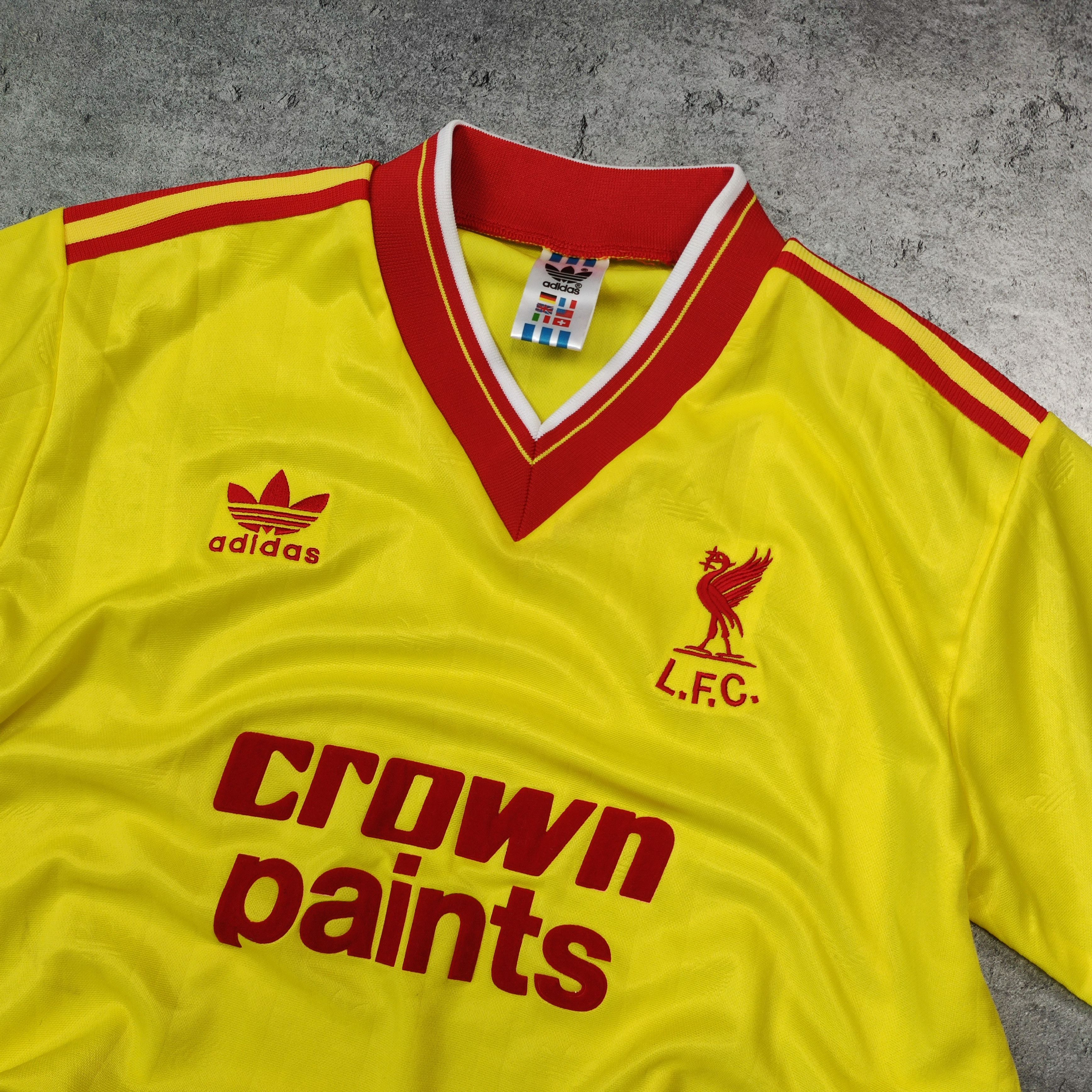 Vintage RARE 1985 Liverpool FC x Adidas Football Away Replica Jersey Size US XL / EU 56 / 4 - 4 Thumbnail
