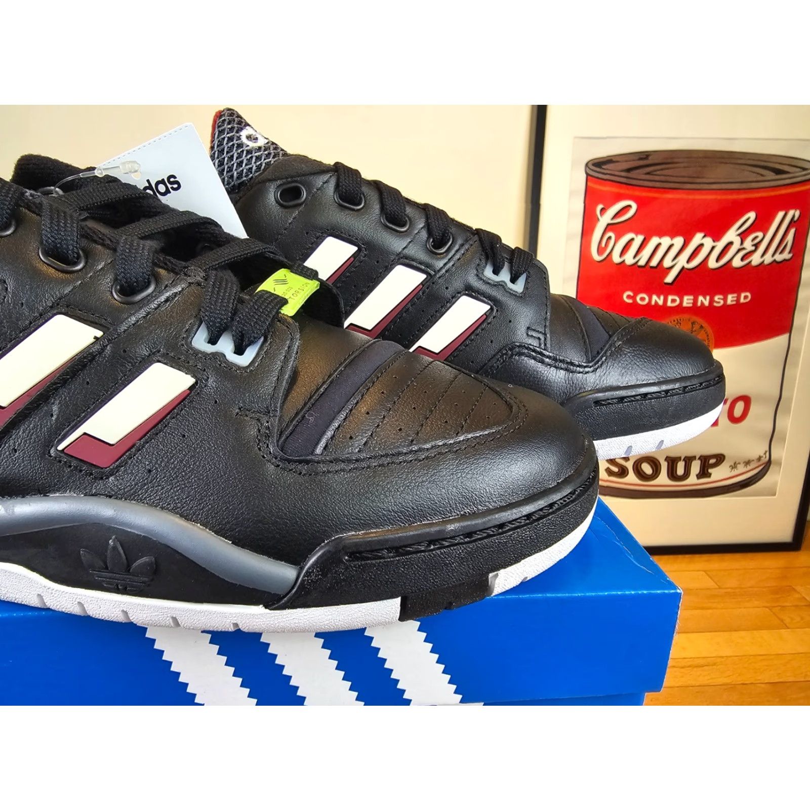 Adidas ADIDAS TORSION COMP CORE BLACK EE7378 SZ 9 Mens Sneakers System Core Black 9 Adidas Torsion Comp Size US 9 / EU 42 - 3 Thumbnail