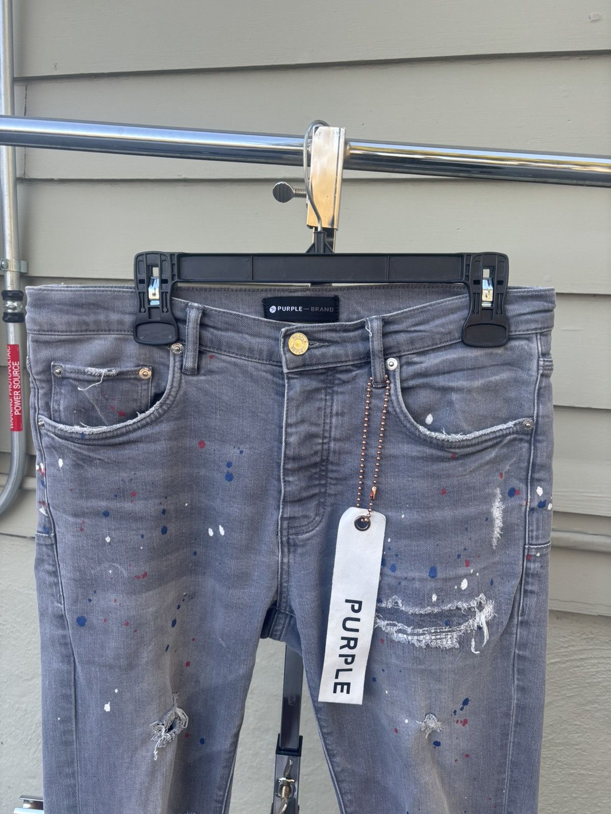 Purple Brand Purple brand jeans washed grey Size US 31 - 2 Thumbnail