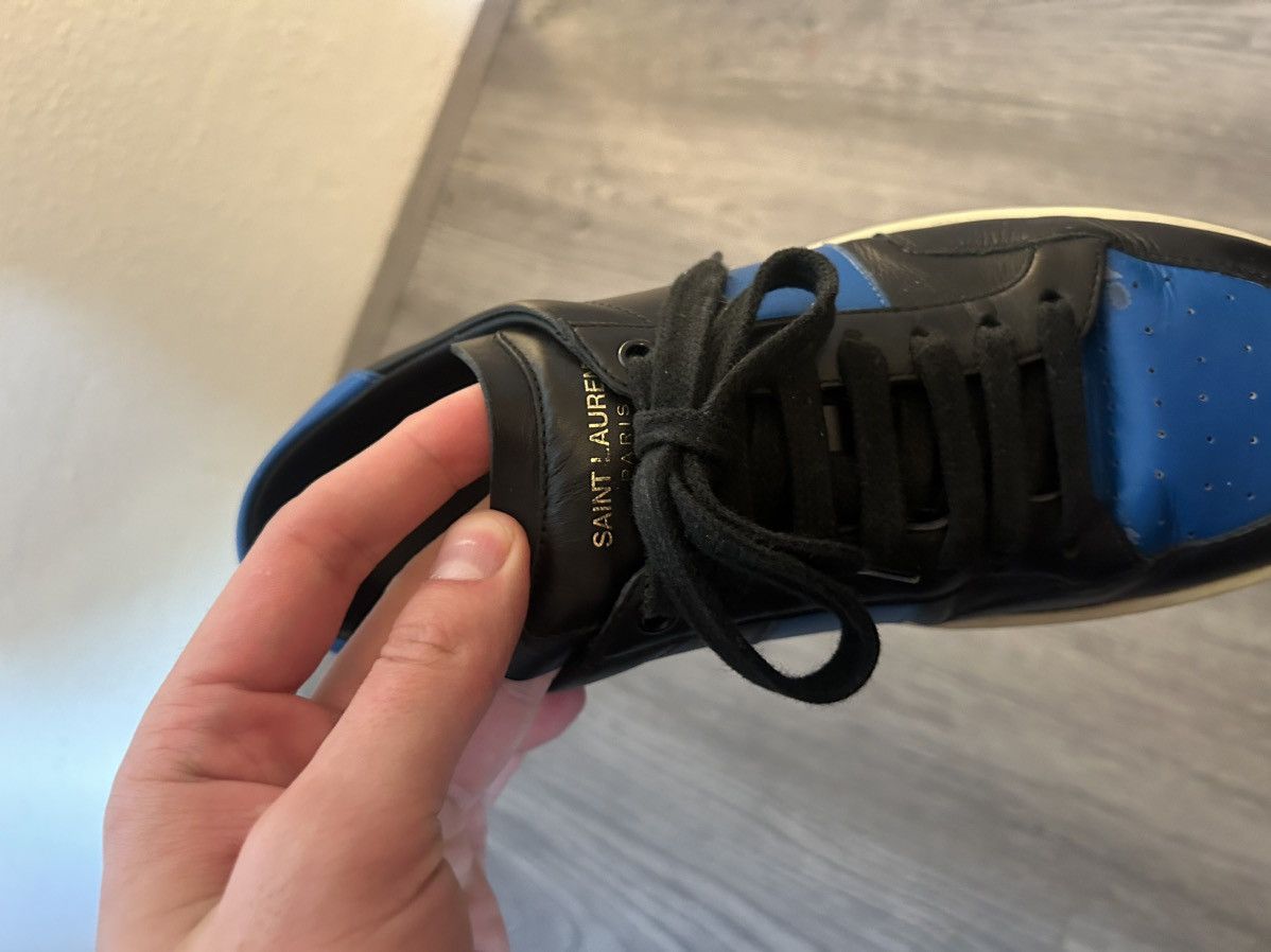 Saint Laurent Paris Saint Laurent Low-Top Court Sneaker - Size 39 Size US 6 / EU 39 - 17 Thumbnail