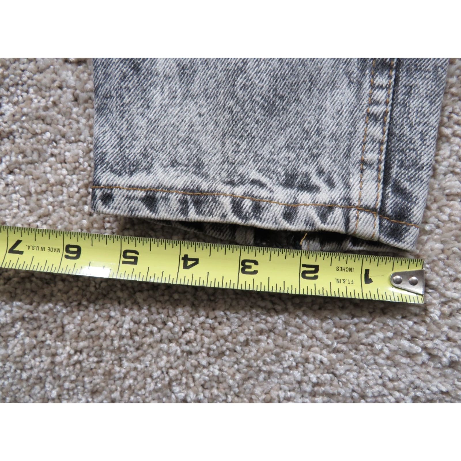 Jordache VTG Jordache Jeans Denim USA Ladies Misses 9 26X27 High Waist Acid wash 1980s Disco Mens? Size 26" / US 2 / IT 38 - 6 Thumbnail