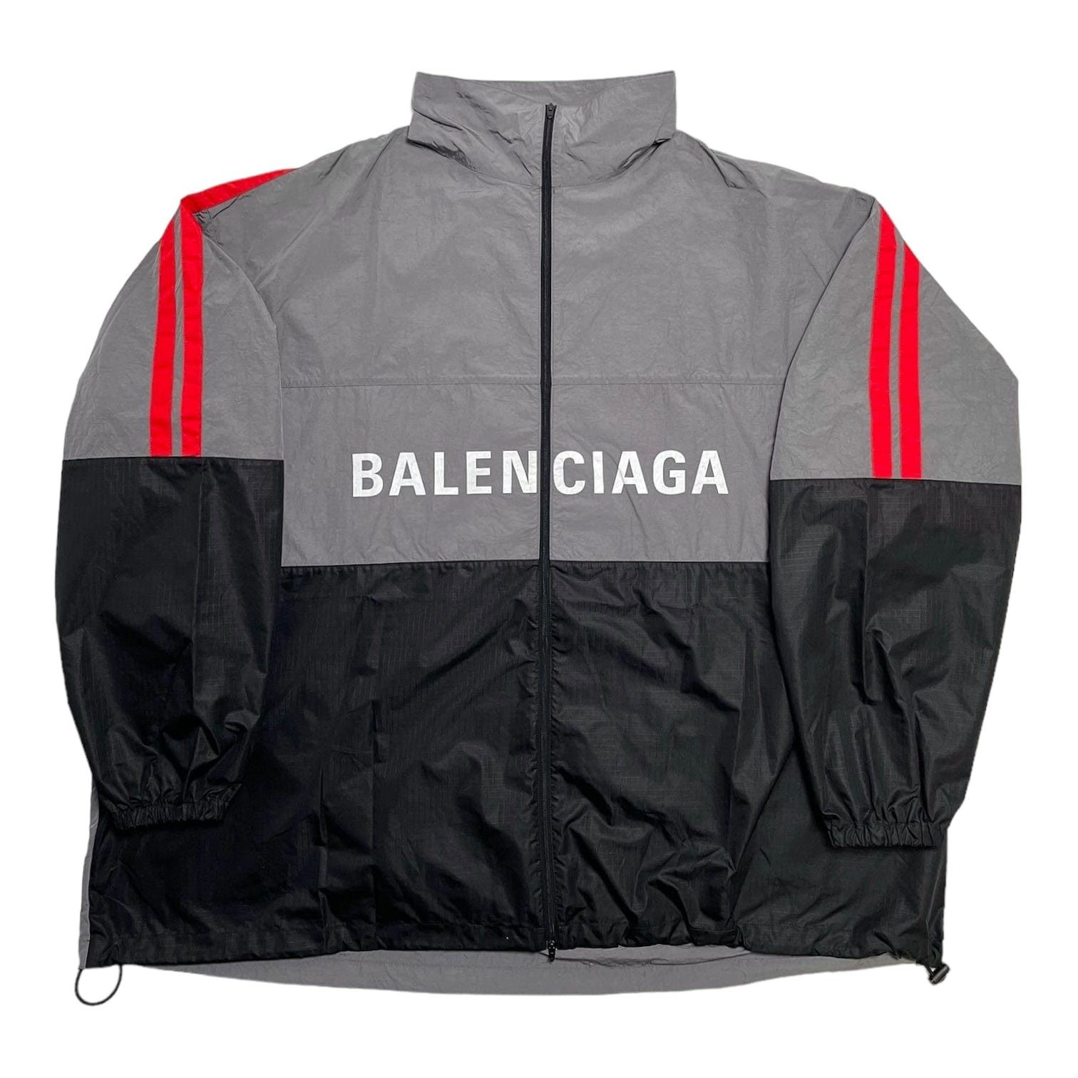 Balenciaga Logo Windbreaker Grey Size US L / EU 52-54 / 3 - 1 Thumbnail