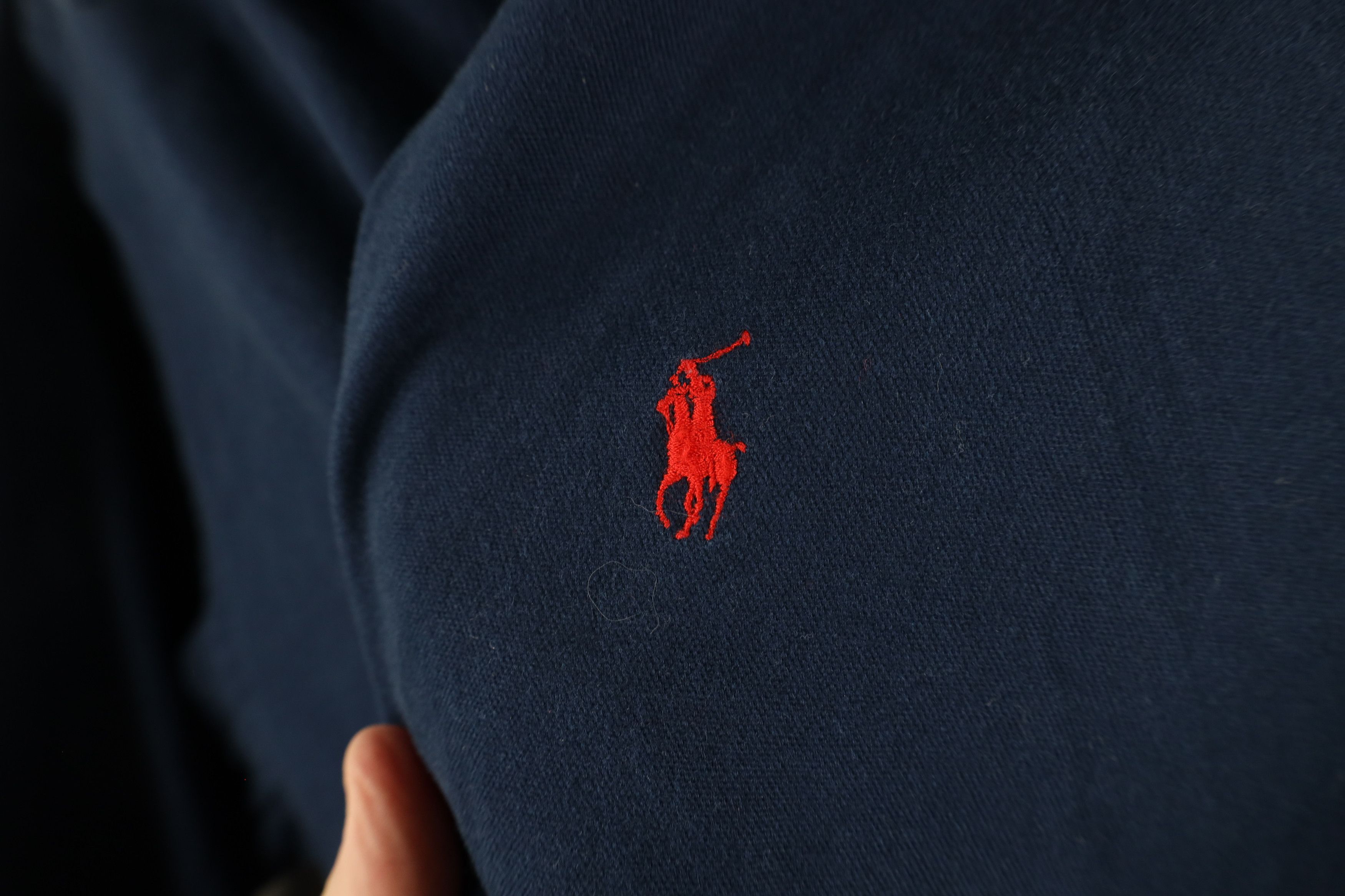 Ralph Lauren × Vintage Vintage 90s Ralph Lauren Collared Button Shirt Blue Cotton Size L / US 10 / IT 46 - 4 Thumbnail