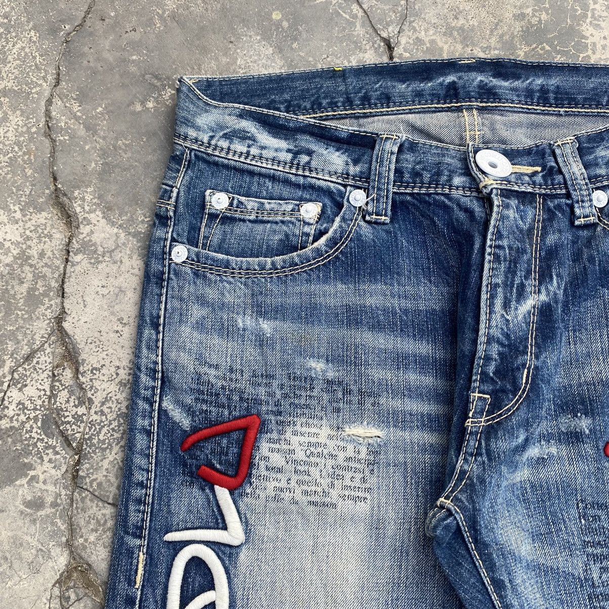 Vintage CO&LU Rockin Pop Star Poem Jeans Size US 32 / EU 48 - 4 Thumbnail