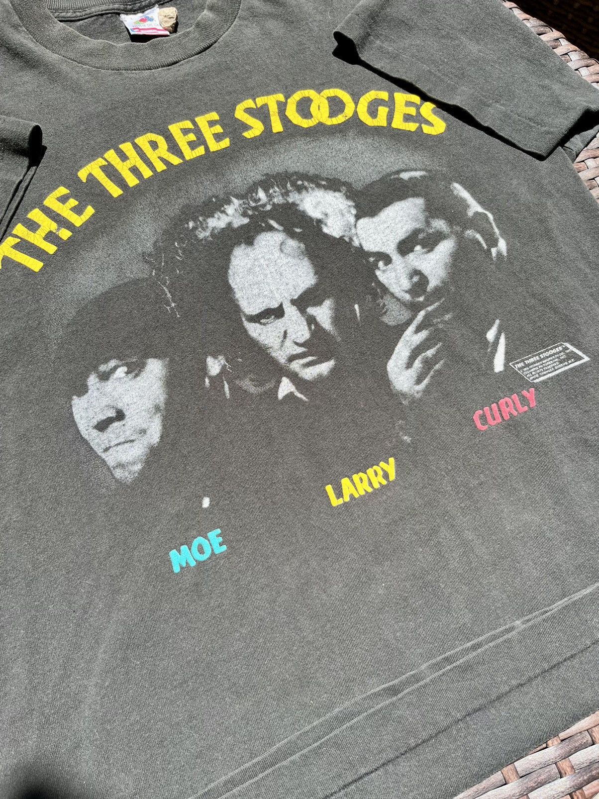 Vintage 1986 & 1991 Vintage Bundle The Three Stooges tees Size US L / EU 52-54 / 3 - 4 Thumbnail