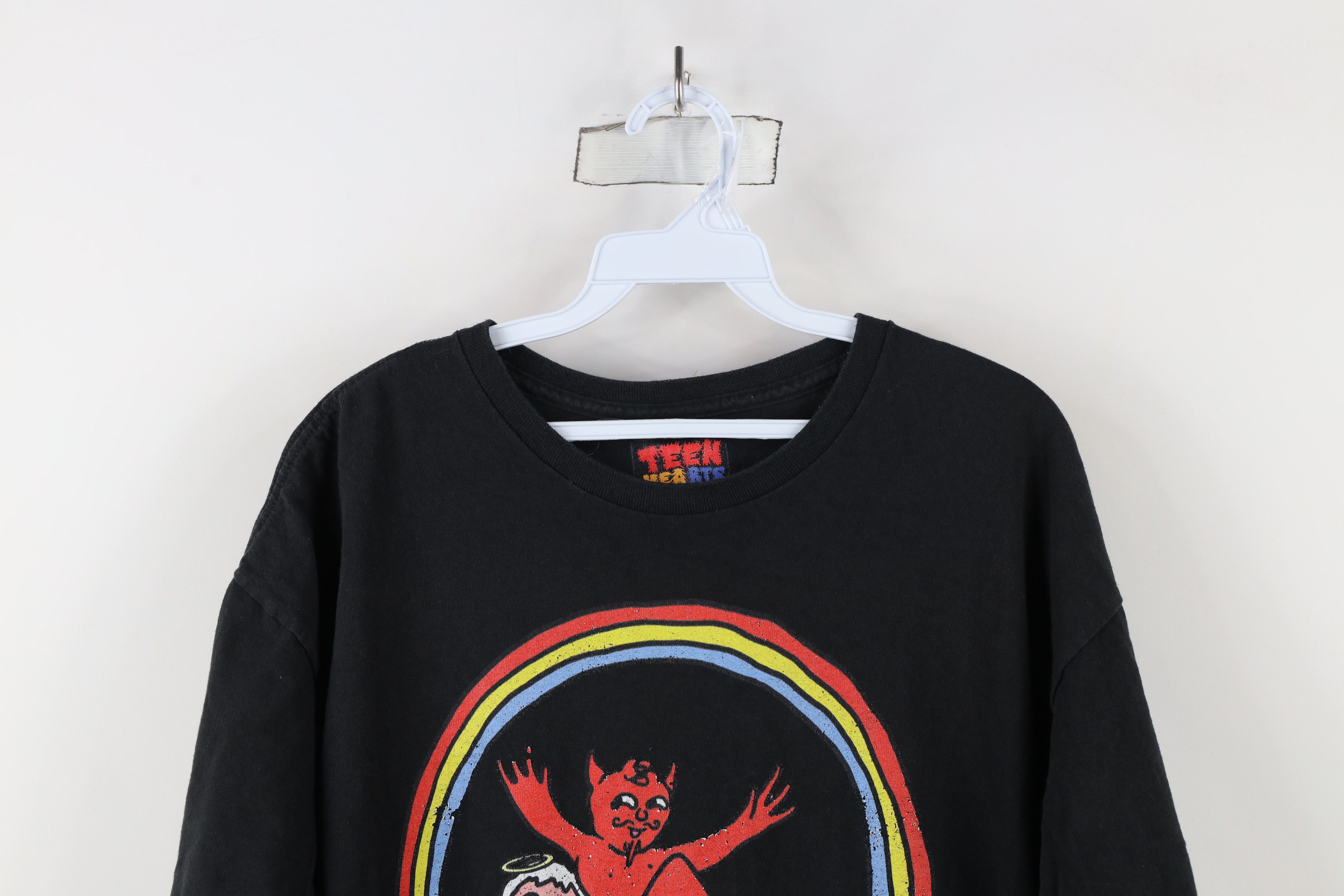 Vintage Y2K Streetwear Till The End God Devil Rainbow T-Shirt Size US XL / EU 56 / 4 - 2 Thumbnail