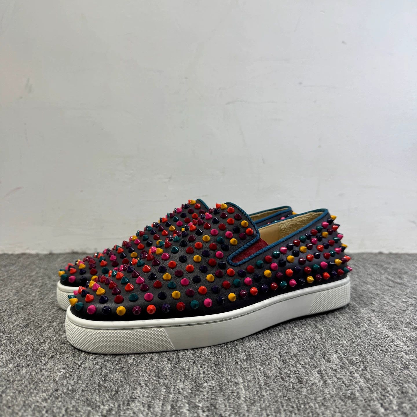 Christian Louboutin Christian Louboutin Rainbow Studs 40 Trainers NWT Size US 7 / EU 40 - 1 Thumbnail