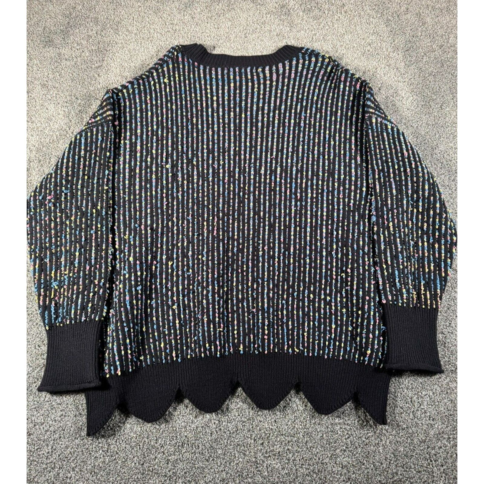 Other Weekend Suzanne Betro Sweater Womens 2X Plus Scalloped Heavy Size XXL / US 16-18 / IT 52-54 - 11 Thumbnail