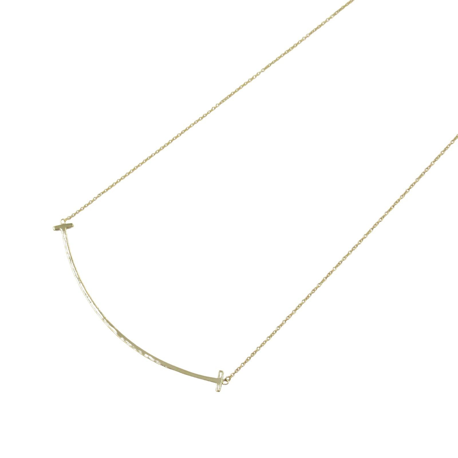 Tiffany & Co. Tiffany Co T-Smile Large Necklace K18 (Yellow Gold) Gold Size ONE SIZE - 1 Thumbnail