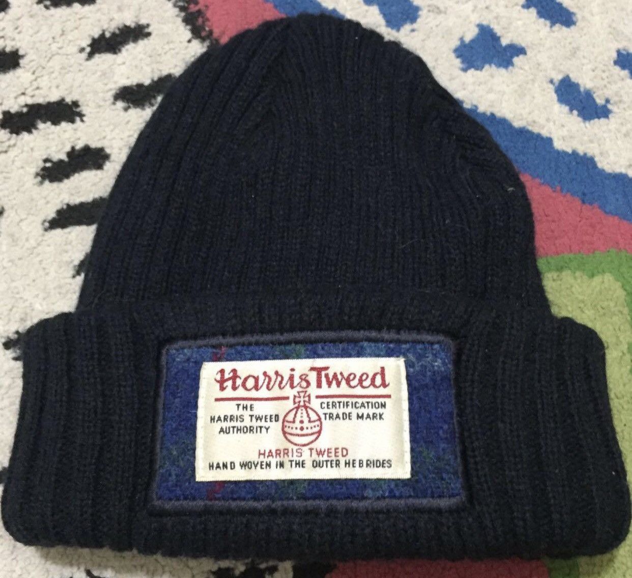Harris Tweed × Japanese Brand Rare🔥Harris Tweed X Closshi Beanie Size ONE SIZE - 1 Thumbnail
