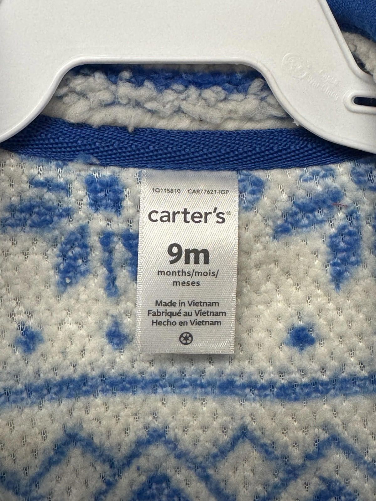 Designer Baby Carter's CHRISTMAS Pajamas Size 12 months Fleece Size ONE SIZE - 6 Thumbnail