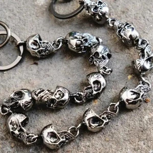Other Skull Linked Waist Chain Size ONE SIZE - 5 Thumbnail
