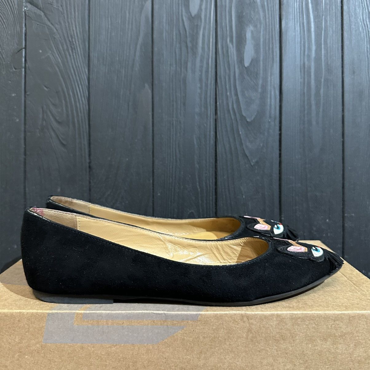 Dsquared2 DSQUARED2 - Women’s Suede Ballet Flats Size 38 Size US 8 / IT 38 - 2 Thumbnail