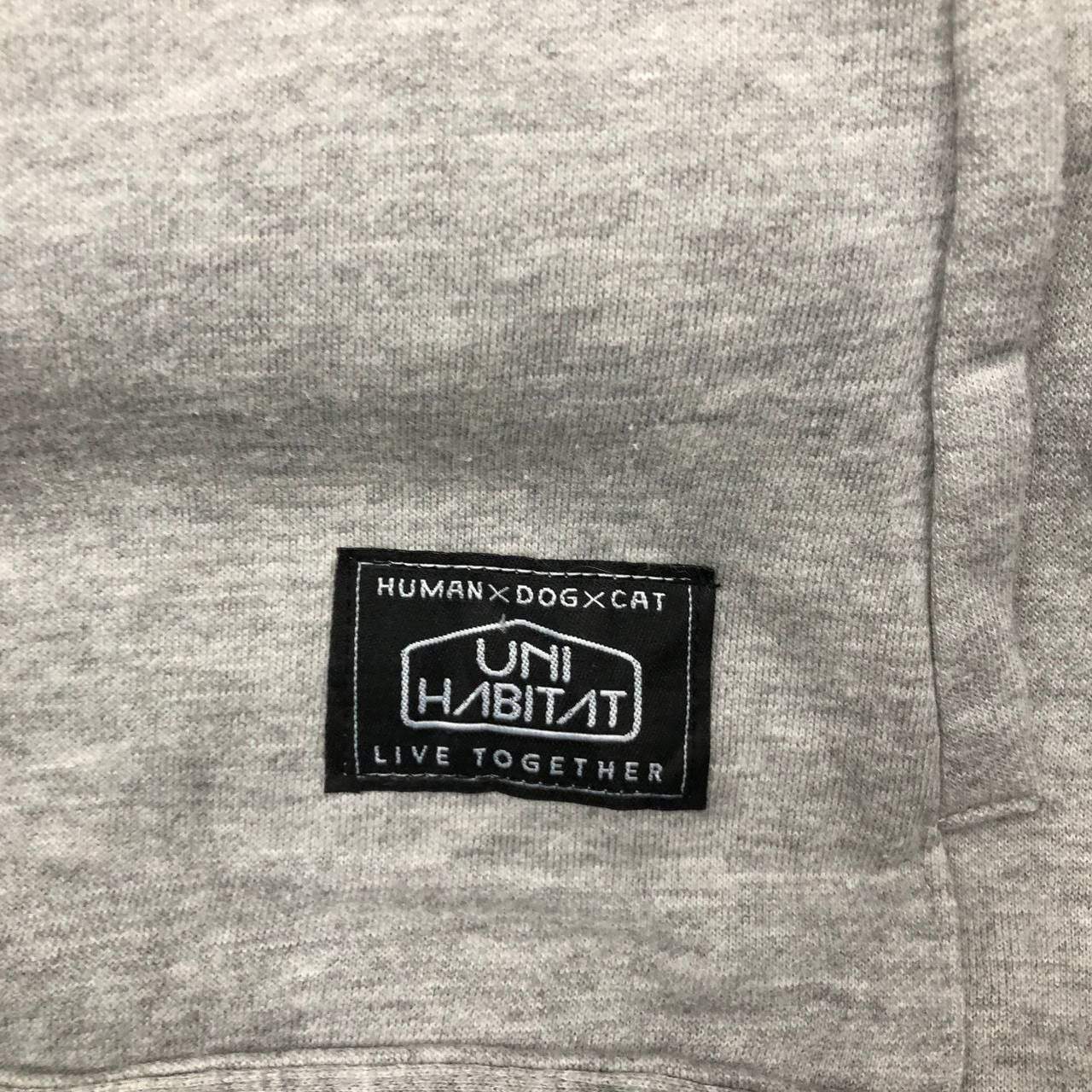 Japanese Brand Y278 UNIHABITAT HUMANxDOGxCAT LIVE TOGETHER HOODIE Size M / US 6-8 / IT 42-44 - 7 Thumbnail