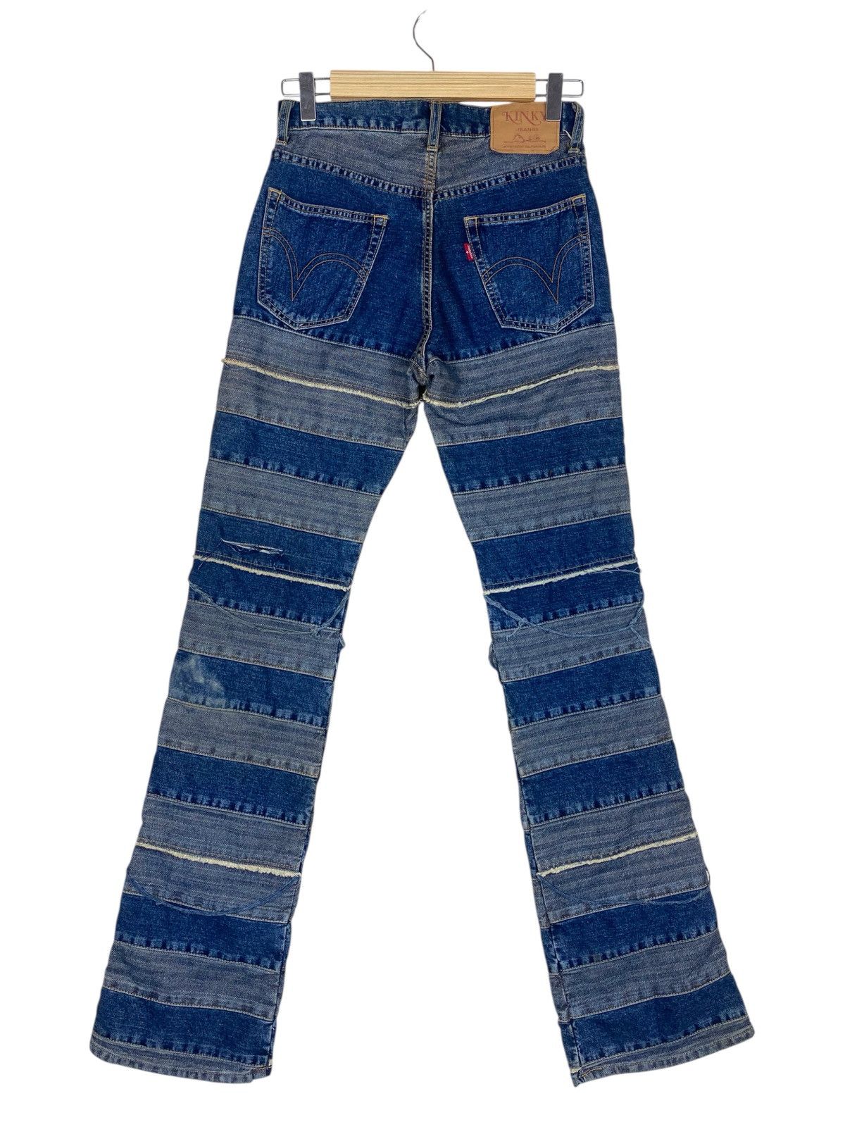 Hysteric Glamour 💥VTG HYSTERIC GLAMOUR HAGI DENIM FLARE PATCHERS FASHION Size US 28 / EU 44 - 8 Thumbnail