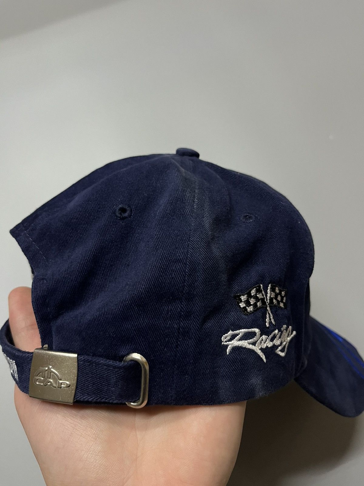 Japanese Brand × Vintage Mitsubishi Vintage Japan Style Y2K Drill Cap With Fire Size ONE SIZE - 4 Thumbnail