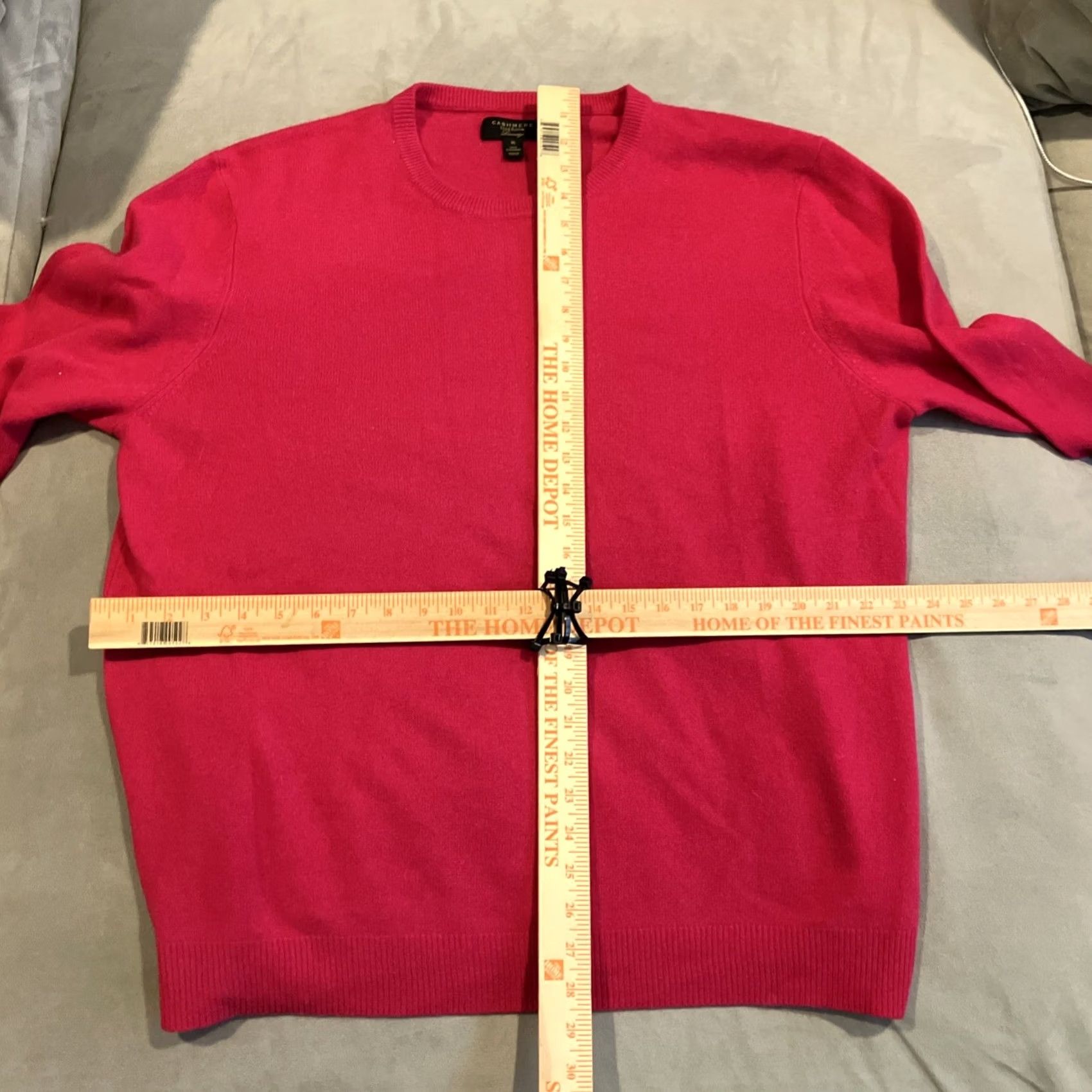 Club Room Club Room Luxury 100% Cashmere Crewneck Sweater XL Men Pink Fuchsia Pullover Knit Solid Crew Neck Regular Size Type Casual Size US XL / EU 56 / 4 - 3 Thumbnail