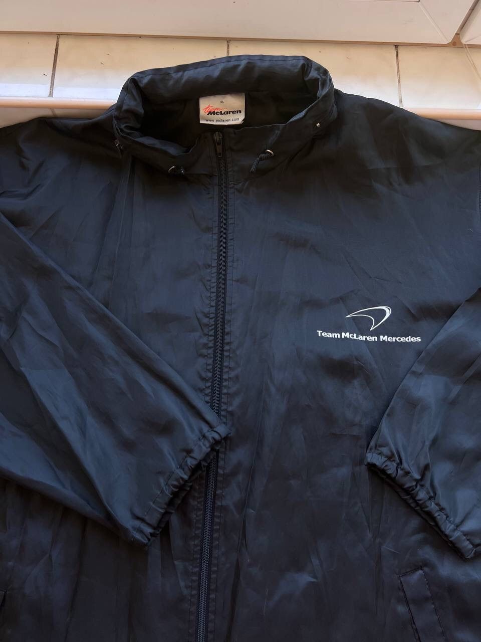 Mercedes-Benz Mercedes Benz McLaren Team F1 Vintage Racing Jacket Y2k Rare Size US XL / EU 56 / 4 - 4 Thumbnail
