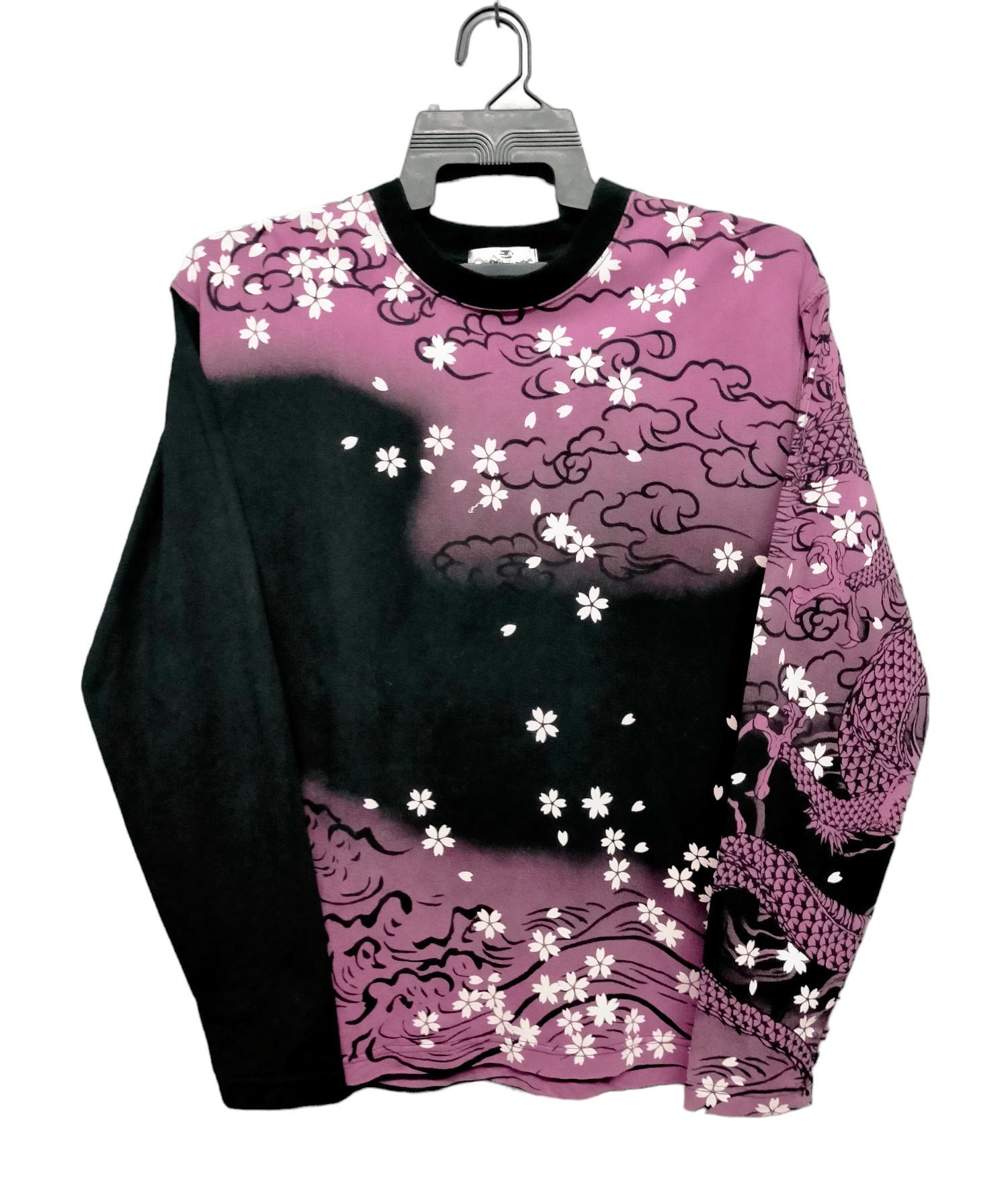 Japanese Brand Karakuri Tamashi Embroiderd Fish koi x Dragon tee Size US L / EU 52-54 / 3 - 8 Thumbnail