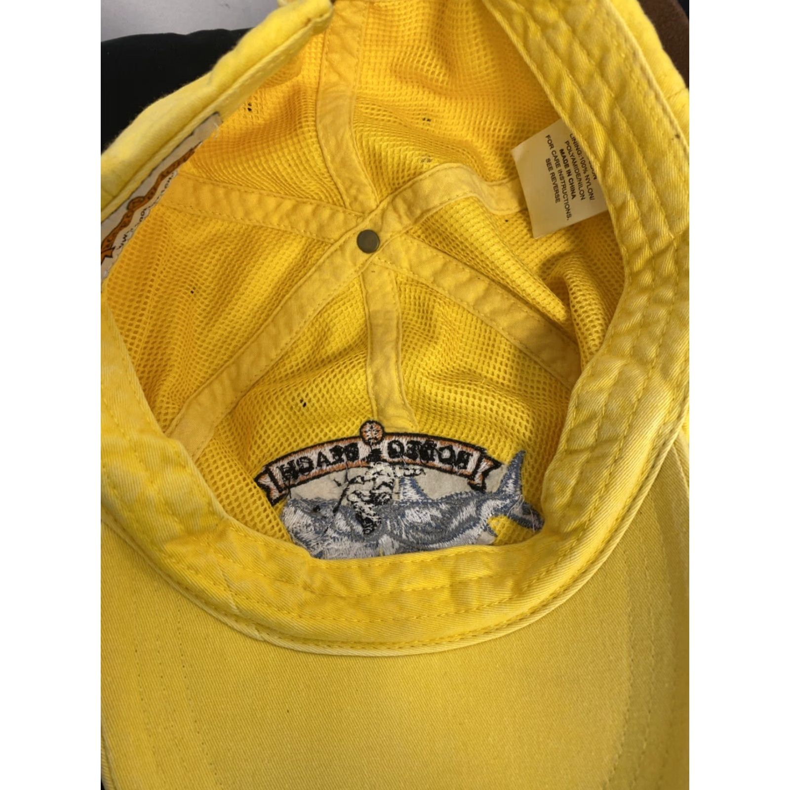 Logo 7 Rodeo Beach Baseball Cap Unisex One Size Yellow Embroidered Logo Adjustable Strap Size ONE SIZE - 5 Thumbnail