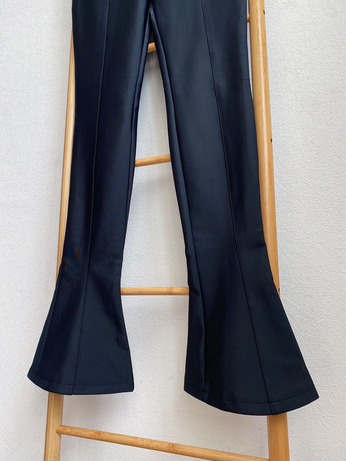 Mugler Mugler x H&M Flared Cut Out Jersey Pants Size 32" / US 10 / IT 46 - 10 Thumbnail