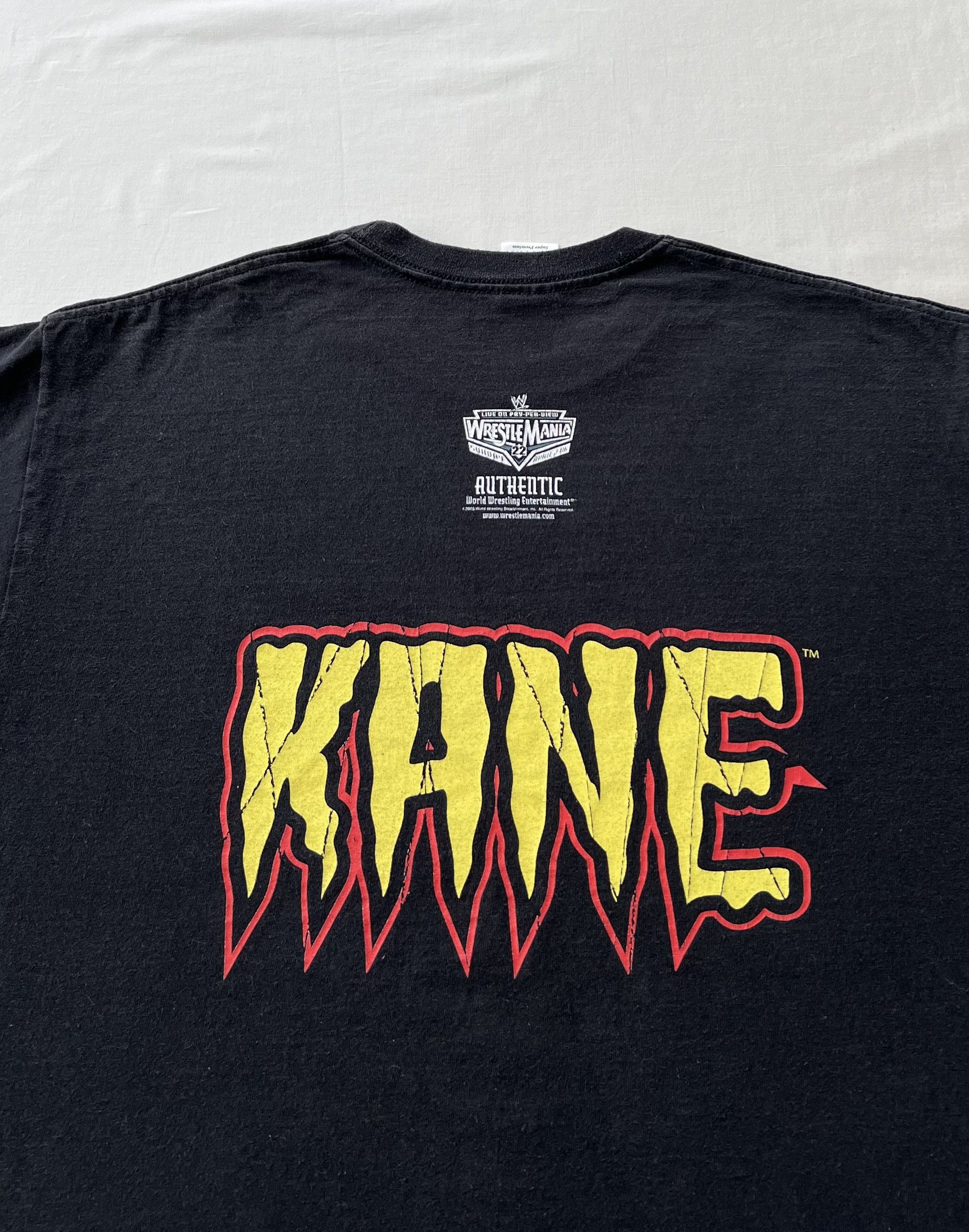 WWE Vintage 2005 Kane Fear The Monster WWE Black T-shirt Size US S / EU 44-46 / 1 - 11 Thumbnail