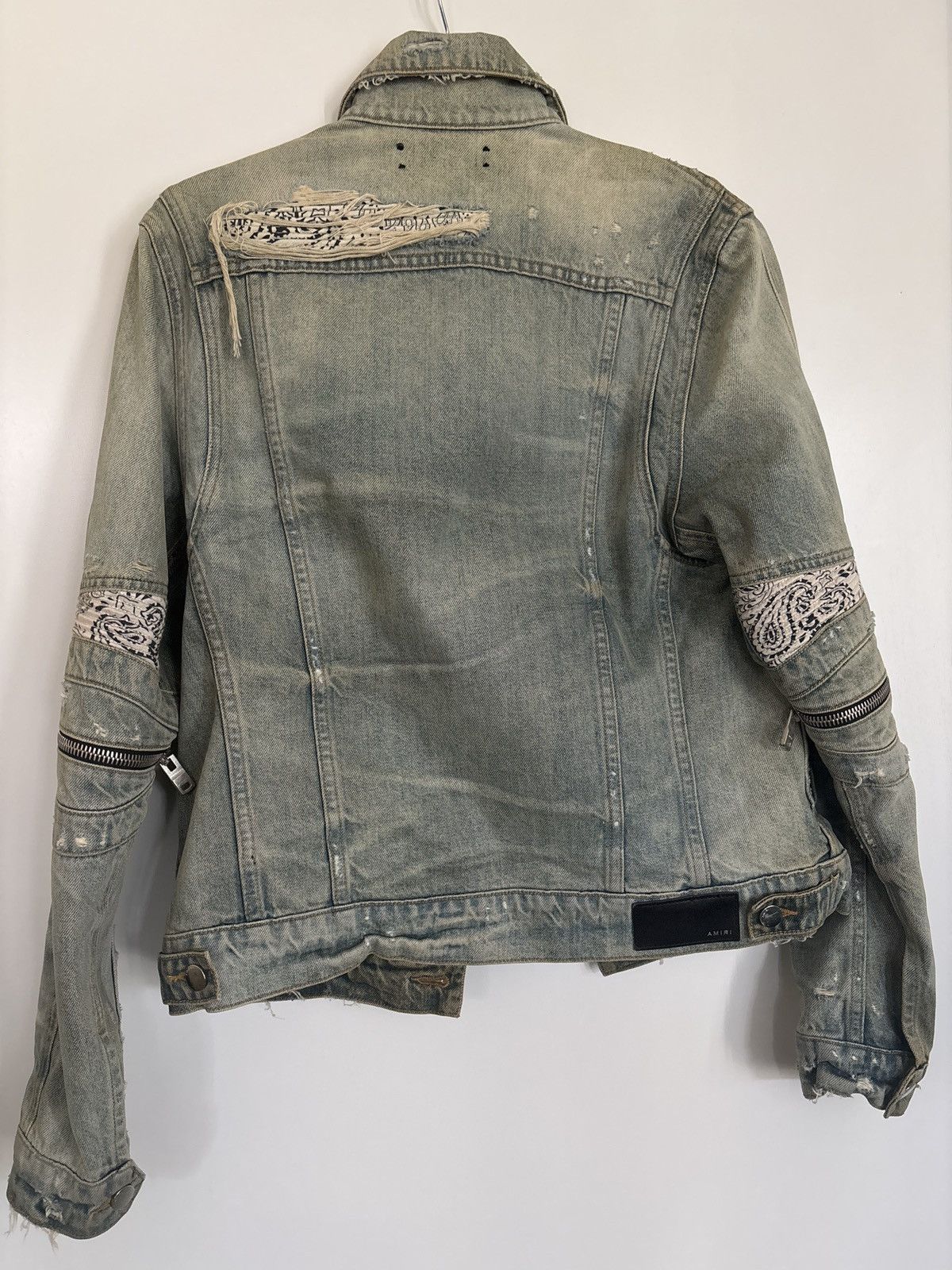 Amiri Amiri Aged Denim Trucker Jacket Size US S / EU 44-46 / 1 - 2 Thumbnail