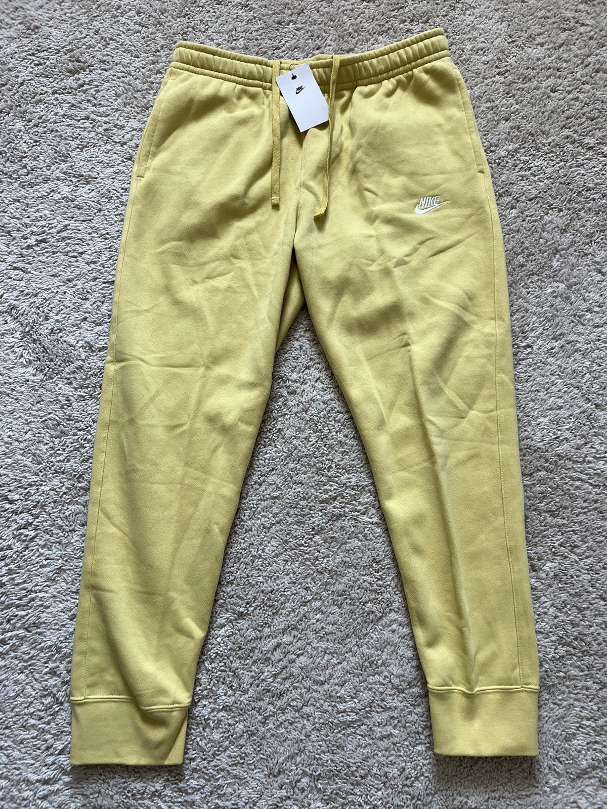 Nike Sportswear Club Fleece Jogger Pants Yellow