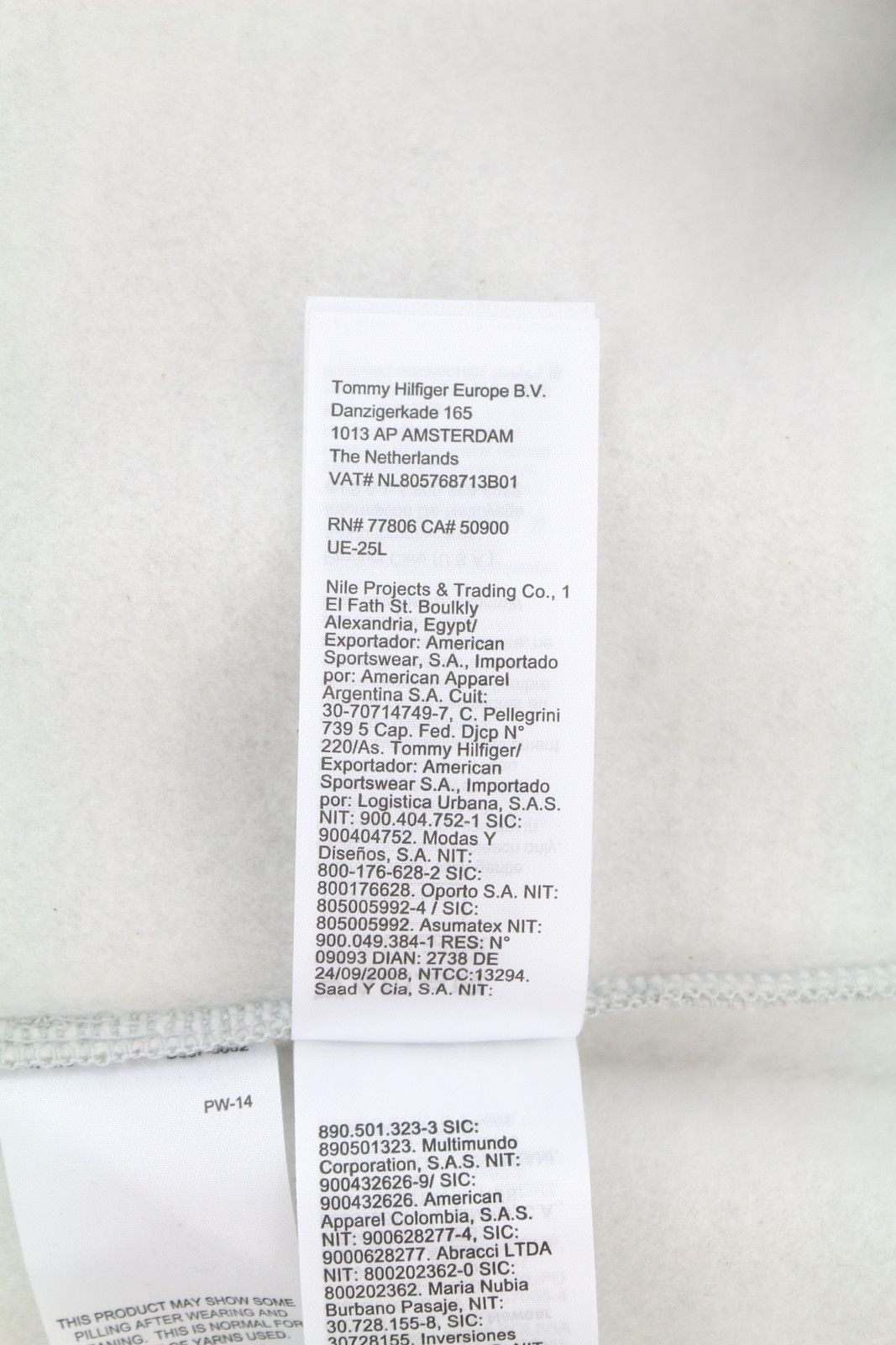 Tommy Hilfiger REGULAR FLEECE C NECK XL Melange Grey Pullover Top 85172 Size US XL / EU 56 / 4 - 10 Thumbnail