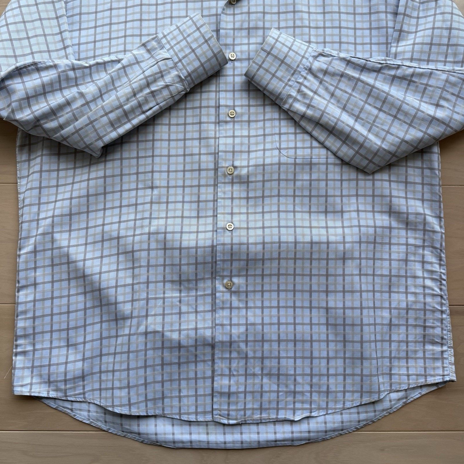 Burberry Burberry Shirt Large Multicolor Plaid Oxford London Designer Size US L / EU 52-54 / 3 - 5 Thumbnail
