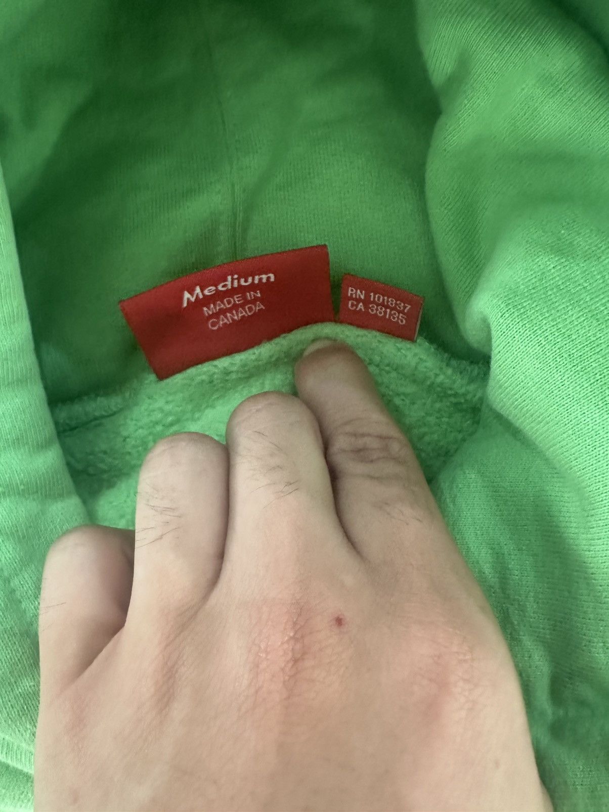 Supreme Supreme Cop Car Hoodie bright green FW19 used sz M Size US M / EU 48-50 / 2 - 6 Thumbnail