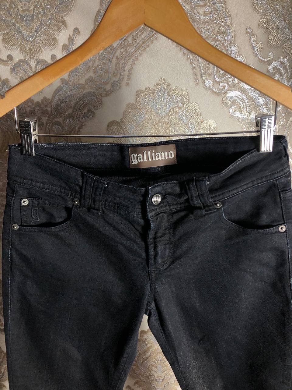 John Galliano VINTAGE JOHN GALLIANO DENIM JEANS ITALIAN DESIGNER Y2K 90s Size US 30 / EU 46 - 2 Thumbnail