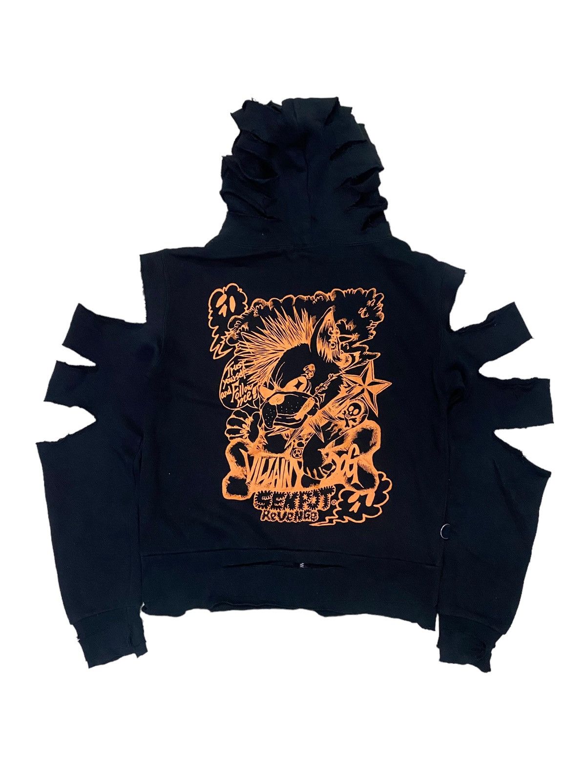 Sex Pot ReVeNGe 💥Sex Pot Revange Distressed Zipper Hoodie Size US S / EU 44-46 / 1 - 1 Thumbnail