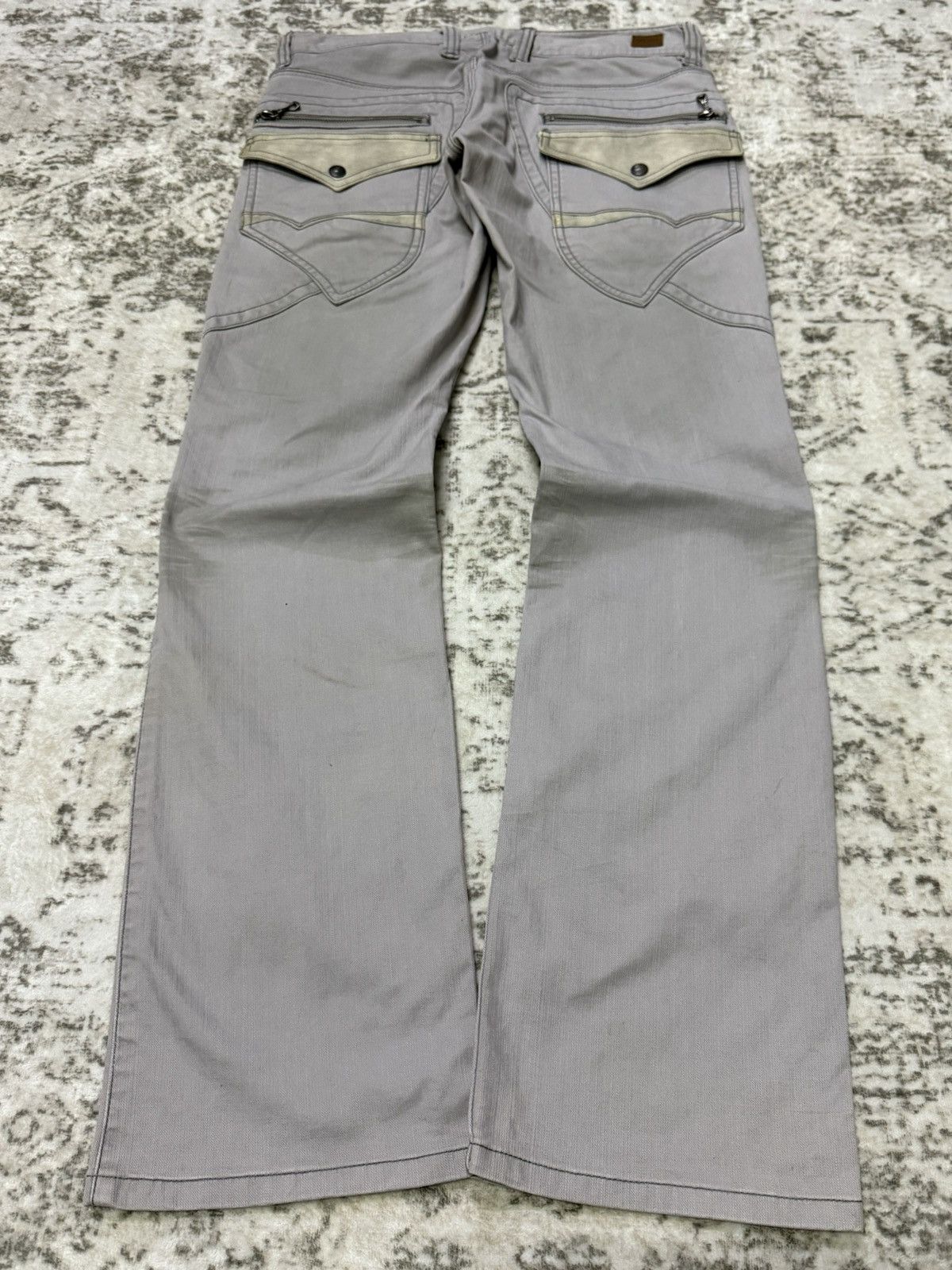 Nicole Club Nicole Club Japan Paneled Gun Pocket Flared Jeans Size US 30 / EU 46 - 2 Thumbnail
