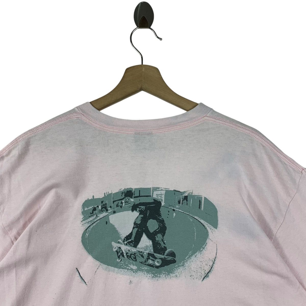 Stussy × Vintage Vintage 90s STUSSY skate big printed streetwear tee Size US XL / EU 56 / 4 - 9 Thumbnail