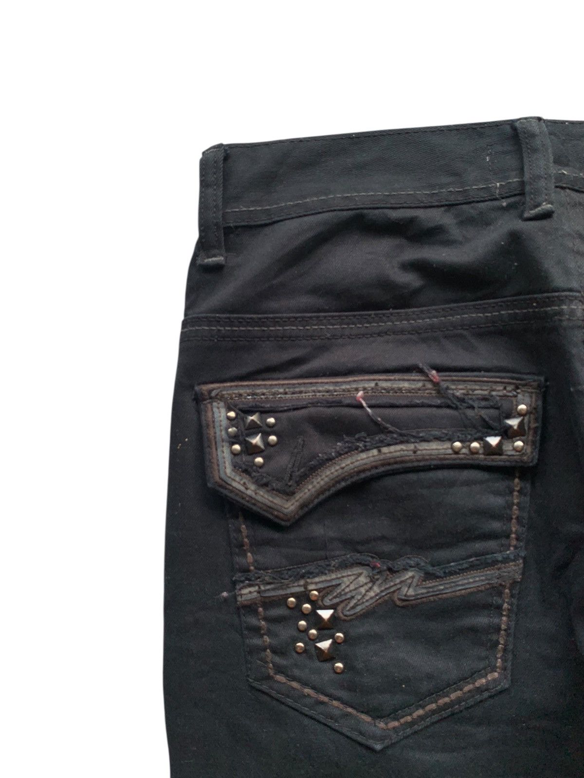 Tornado Mart PUNK PASTA DENIM STUDDED JAPANESE STYLE PANTS Size US 29 - 14 Thumbnail
