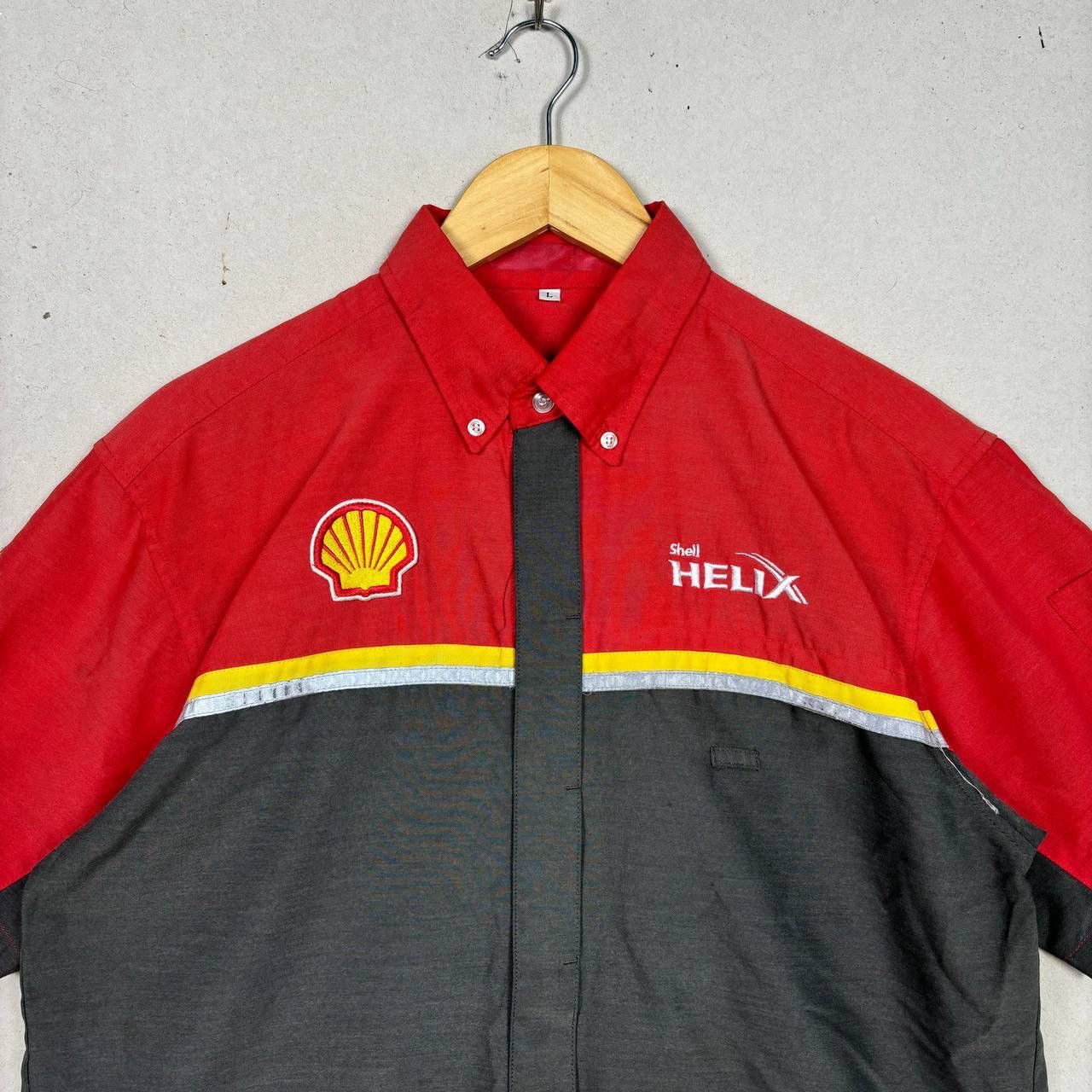 Ferrari × Vintage Iconic 90s Shell Ferrari Techinal Partner Shirt Size US L / EU 52-54 / 3 - 3 Thumbnail