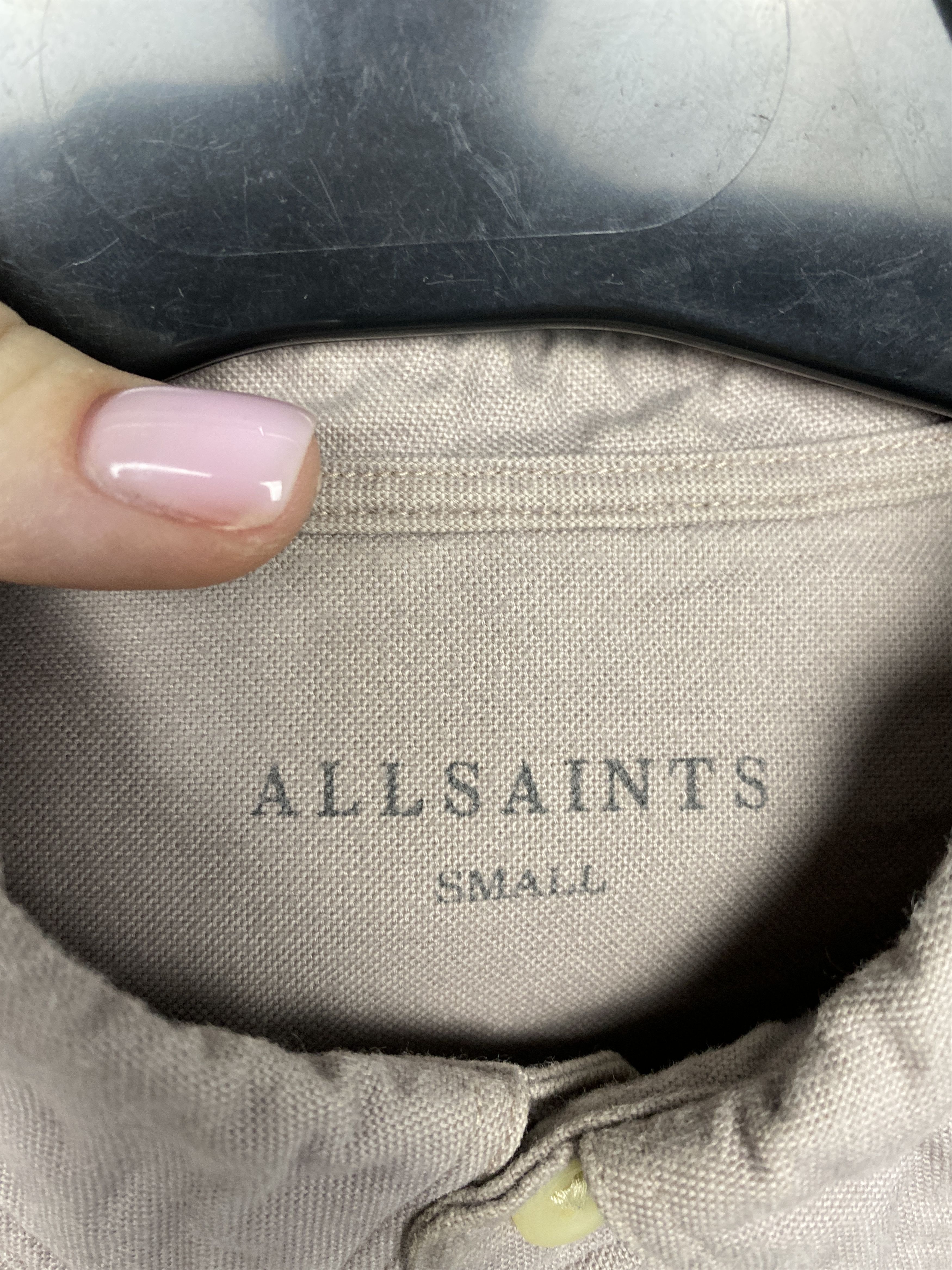 Allsaints Allsaints Vintage Mens Hungtinton Long Sleeve Shirt Size US S / EU 44-46 / 1 - 4 Thumbnail