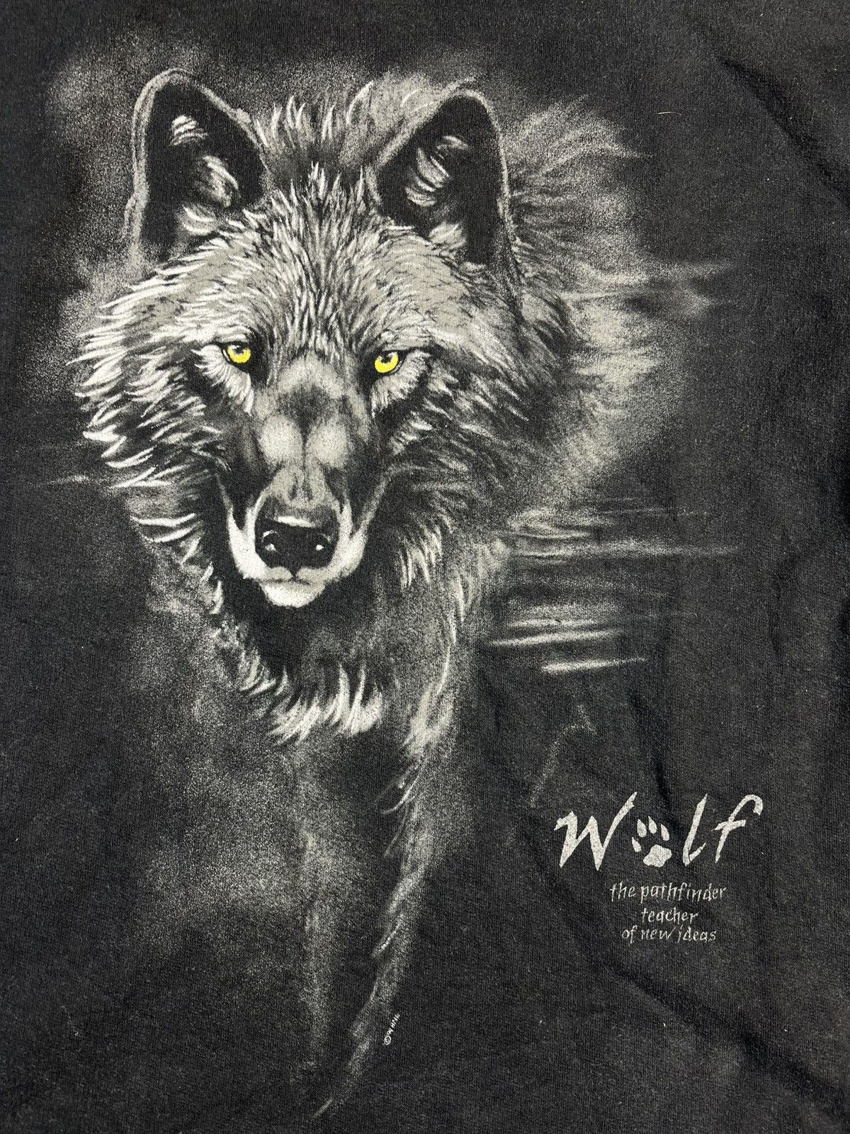 Vintage Vintage 90s Wolf Graphic Crewneck USA XL Size US XL / EU 56 / 4 - 12 Thumbnail
