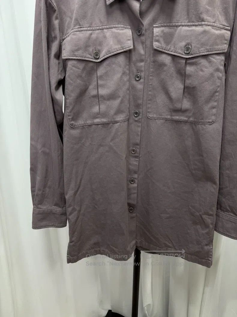 Dries Van Noten DRIES VAN NOTEN Lavender purple double pocket loose shirt Size US XS / EU 42 / 0 - 5 Thumbnail
